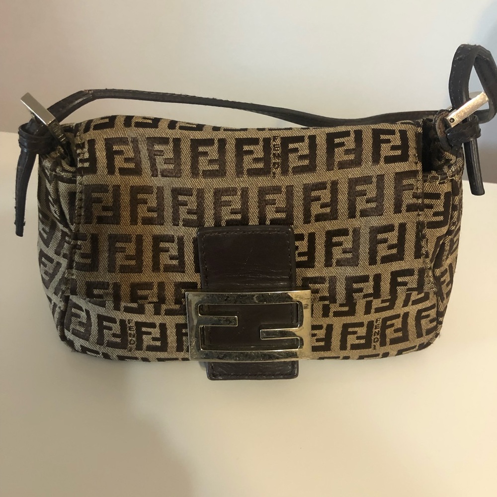 Authentic FENDI small baguette